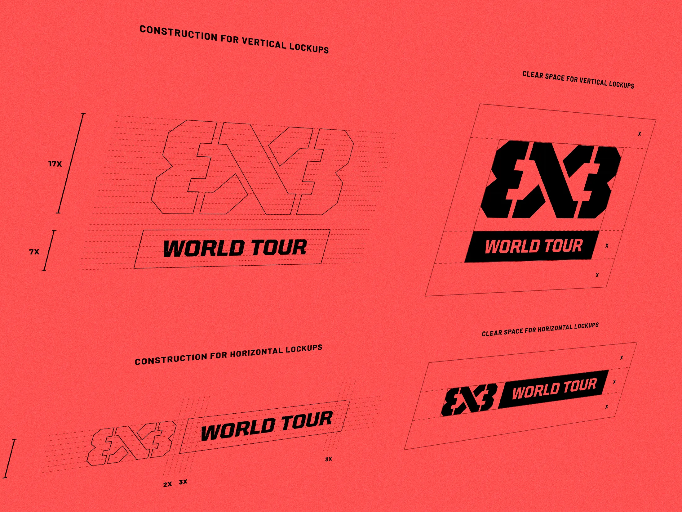 FIBA 3x3 branding system design