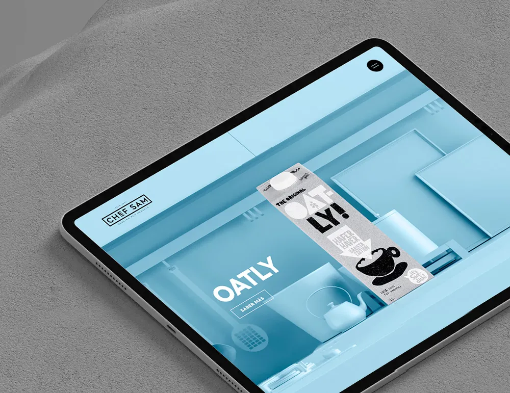 Chef Sam UX/UI digital experience